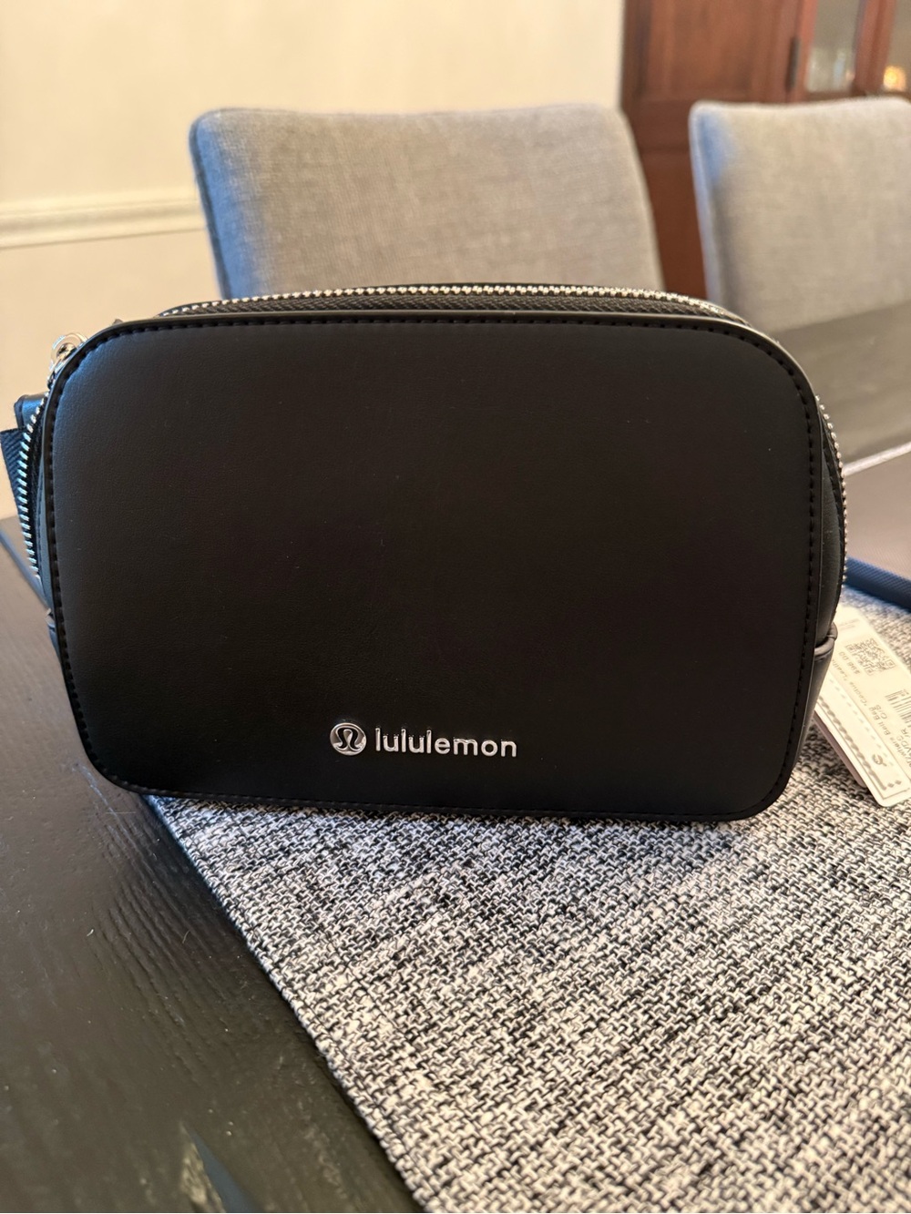 lululemon Black Cactus Leather Everywhere Belt Bag